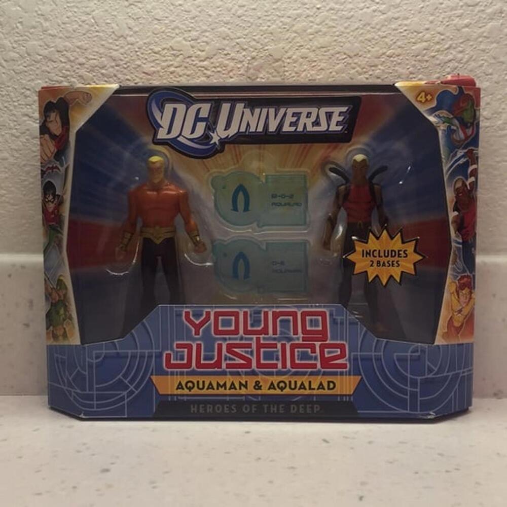 DC Universe Young Justice Heroes Of The Deep Aquaman and Aqualad Two Pack